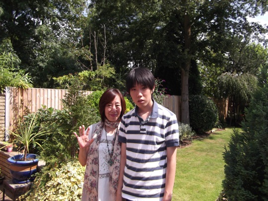 Yamaguchis come to visit