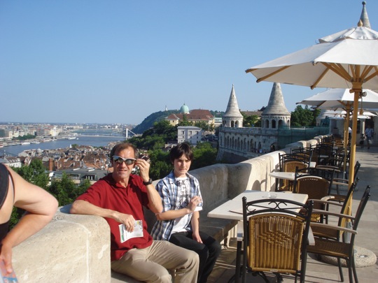 Budapest - view from the old town in Buda