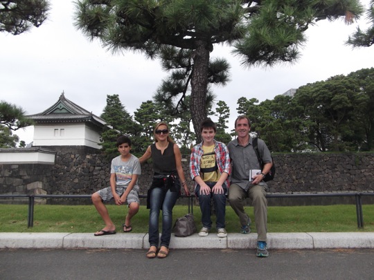Walking round the Imperial Palace
