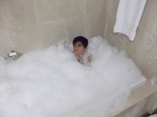 Luxuriating in bubbles