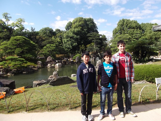 Eurey with Tim & Harry at Nijo