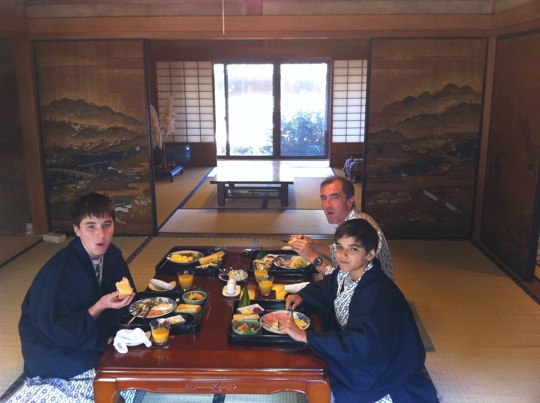 100-year-old house we stayed in Oji