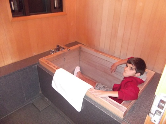 Japanese bath - luckily empty